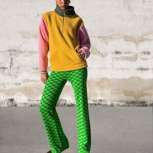 Lisa Says Gah Luca Pant in Vintage Rug Bocce Court Size M/L